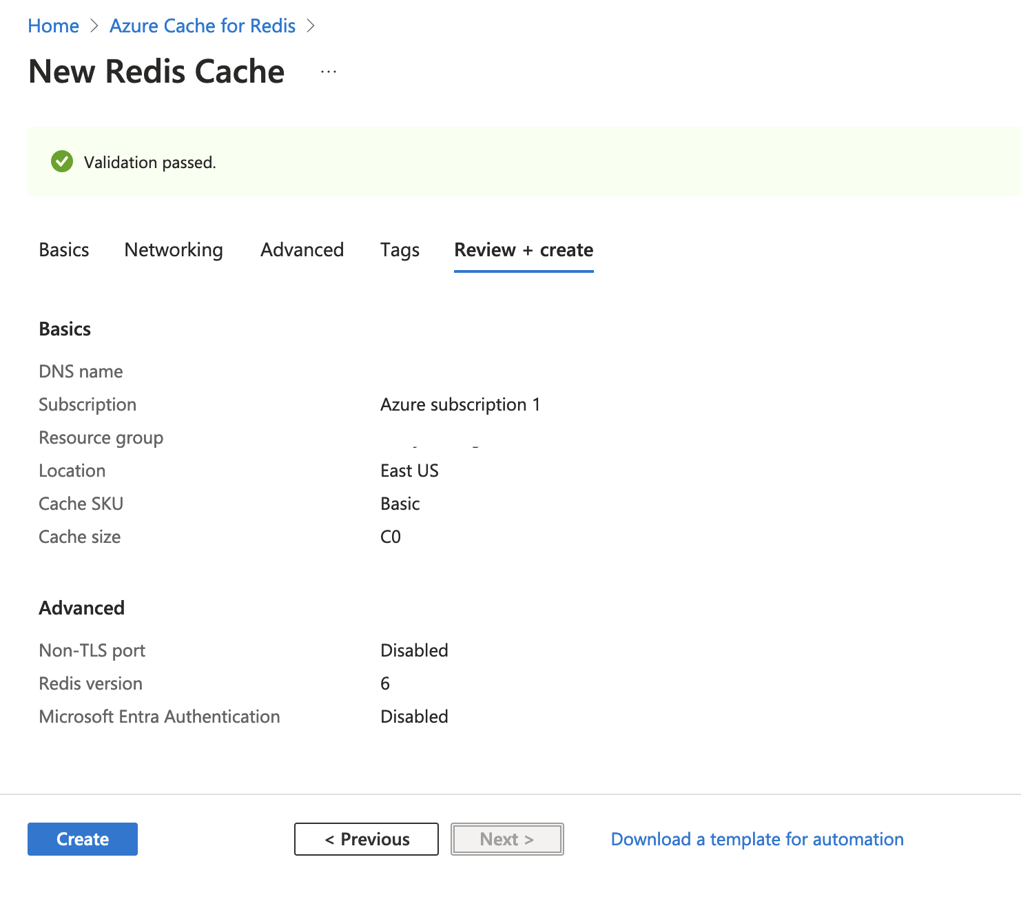 Step four of redis setup